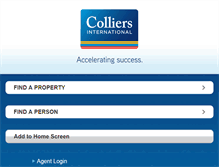 Tablet Screenshot of colliers.com.au